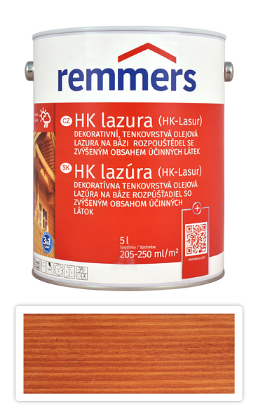 REMMERS HK lazúra - ochranná lazúra na drevo pre exteriér 10 l Teak
