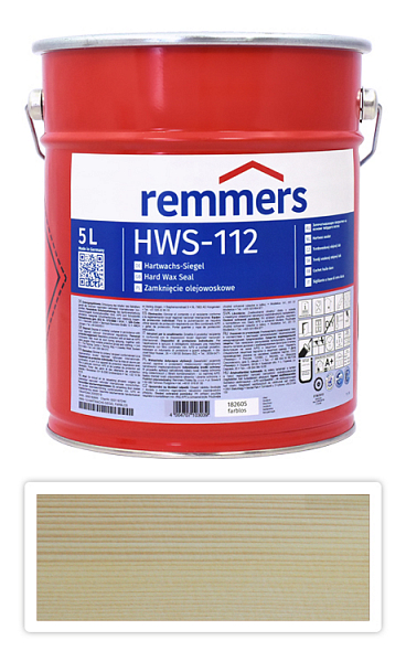 REMMERS HWS-112-Hartwachs-Siegel - tvrdý voskový lak pre interiér 5 l Bezfarebný