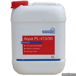 Aqua PL 413 Parkettlack Remmers - Záťažový lak 5l Bezfarebný