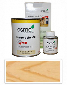 OSMO Tvrdý voskový olej Pure 2K pre interiéry 1 l Bezfarebný 6125