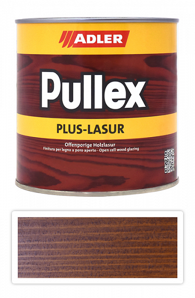 ADLER Pullex Plus Lasur - lazúra na ochranu dreva v exteriéri 0.75 l Orech 50323