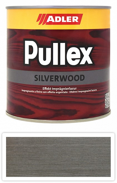 ADLER Pullex Silverwood - impregnačná lazúra 0.75 l Hliníkovo sivá 50506