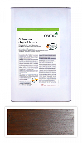 OSMO Ochranná olejová lazúra 25 l Orech 707