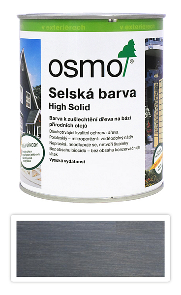 OSMO Sedliacka farba 0.75 l Antracitovo sivá 2716