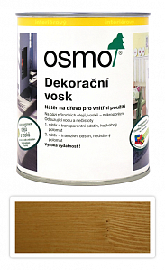 OSMO Dekoračný vosk transparentný 0.75 l Dub svetlý 3103