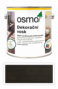 OSMO Dekoračný vosk transparentný 2.5 l Sivý granit 3118