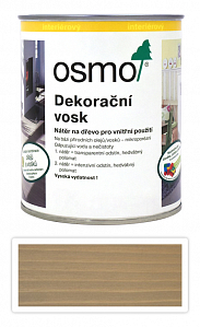 OSMO Dekoračný vosk intenzívne odtiene 0.75 l Sivobéžový 3132