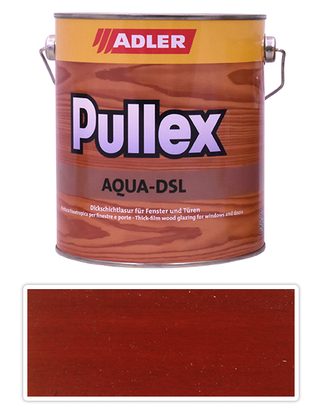 ADLER Pullex Aqua DSL - vodou riediteľná lazúra na drevo 2.5 l Herzblut LW 07/2
