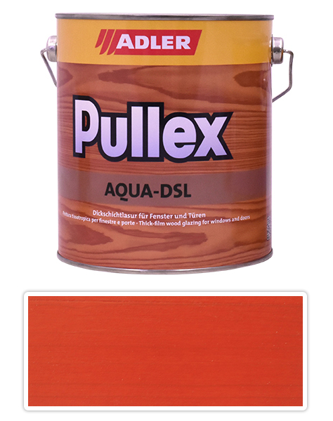 ADLER Pullex Aqua DSL - vodou riediteľná lazúra na drevo 2.5 l Chilli LW 07/1