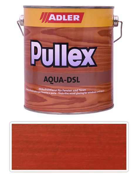 ADLER Pullex Aqua DSL - vodou riediteľná lazúra na drevo 2.5 l Feuerdrache LW 03/1