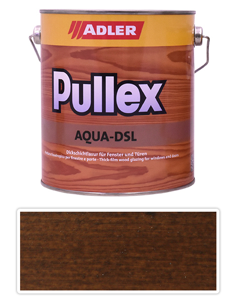 ADLER Pullex Aqua DSL - vodou riediteľná lazúra na drevo 2.5 l Palisander LW 02/4