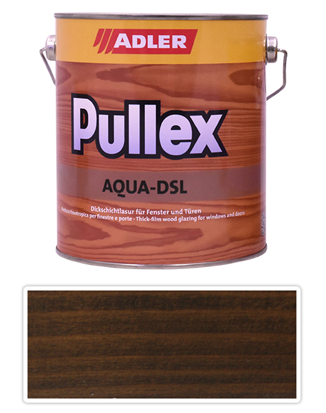 ADLER Pullex Aqua DSL - vodou riediteľná lazúra na drevo 2.5 l Dammerung ST 03/5