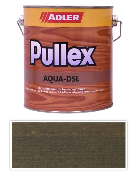 ADLER Pullex Aqua DSL - vodou riediteľná lazúra na drevo 2.5 l Grizzly ST 05/2