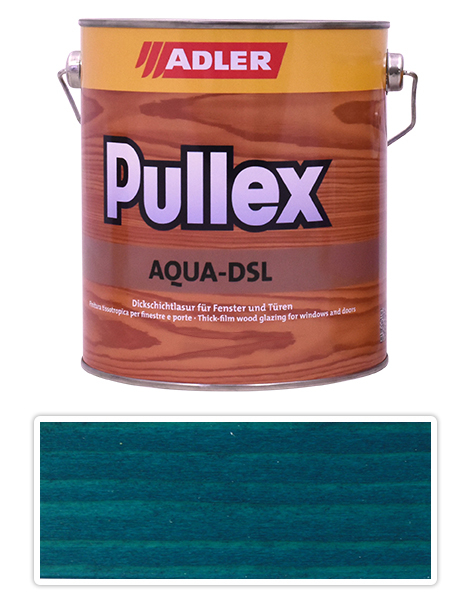ADLER Pullex Aqua DSL - vodou riediteľná lazúra na drevo 2.5 l Kolibri ST 07/4