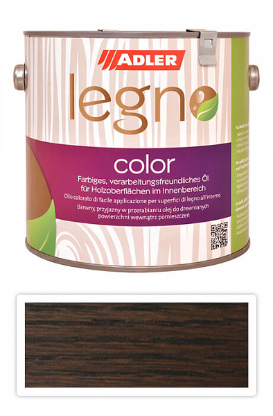 ADLER Legno Color - sfarbujúci olej na ošetrenie drevín 2.5 l Shitake ST 11/4