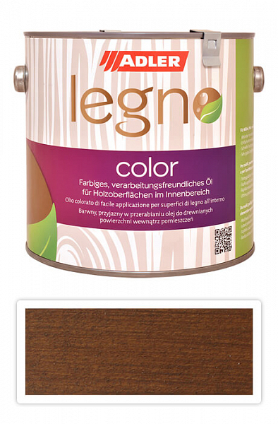 ADLER Legno Color - sfarbujúci olej na ošetrenie drevín 2.5 l Kapuziner ST 09/4