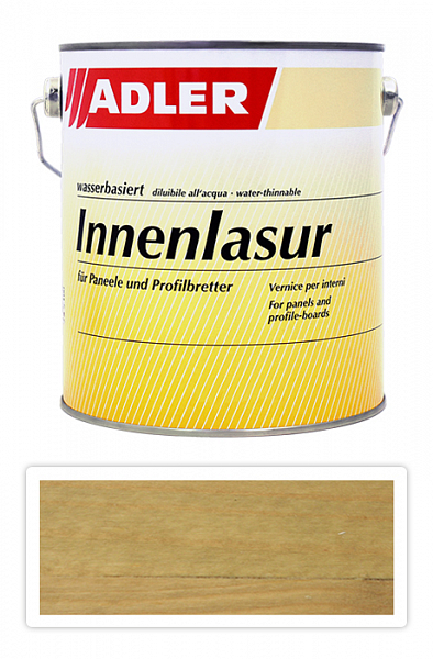 ADLER Innenlasur UV 100 - prírodná lazúra na drevo pre interiéry 2.5 l Luftschloss ST 13/4
