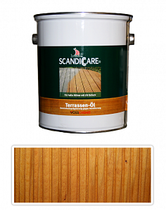 SCANDICCARE Terrassen Öl - prírodný terasový olej 3 l Svetlé drevo