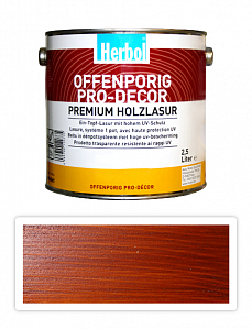 HERBOL Offenporig Pro Decor - univerzálna lazúra na drevo 2.5 l Mahagón 8407