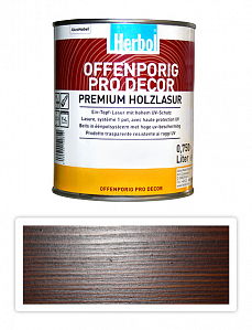 HERBOL Offenporig Pro Decor - univerzálna lazúra na drevo 0.75 l Gaštan 8408