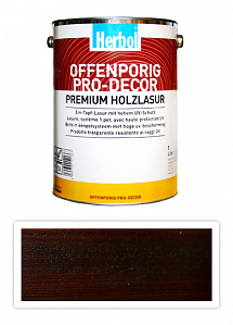 HERBOL Offenporig Pro Decor - univerzálna lazúra na drevo 5 l Palisander 8409