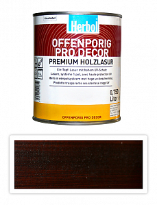HERBOL Offenporig Pro Decor - univerzálna lazúra na drevo 0.75 l Palisander 8409