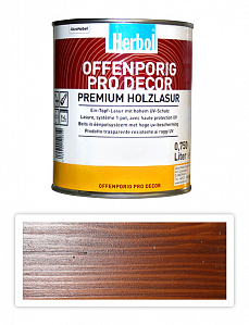 HERBOL Offenporig Pro Decor - univerzálna lazúra na drevo 0.75 l Teak 8406