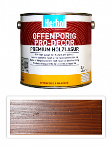 HERBOL Offenporig Pro Decor - univerzálna lazúra na drevo 2.5 l Teak 8406