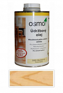 OSMO Údržbový olej na podlahy 1 l Bezfarebný polomatný 3081