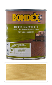 BONDEX Deck Protect - ochranný syntetický olej na drevo v exteriéri 0.75 l Bezfarebný