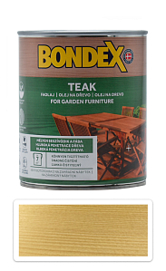 BONDEX Teak - syntetický teakový olej na drevo v interiéri a exteriéri 2.5 l Bezfarebný