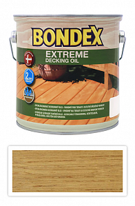 BONDEX Extreme Decking Oil - rýchloschnúci napúšťací olej 2.5 l Bezfarebný 
