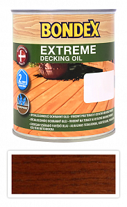 BONDEX Extreme Decking Oil - rýchloschnúci napúšťací olej 0.75 l Červený mahagón