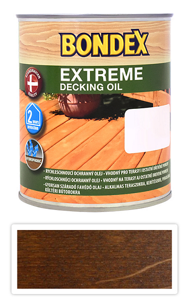 BONDEX Extreme Decking Oil - rýchloschnúci napúšťací olej 0.75 l Orech