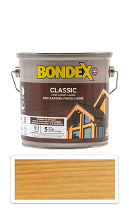 BONDEX Classic - matná tenkovrstvová syntetická lazúra 2.5 l Oregonská pínia