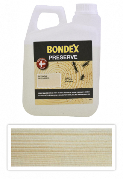 BONDEX Preserve - impregnácia dreva pre exteriéry 2 l Bezfarebná