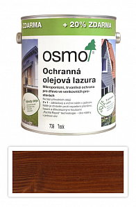 OSMO Ochranná olejová lazúra 3 l Teak 708 (20 % zdarma)