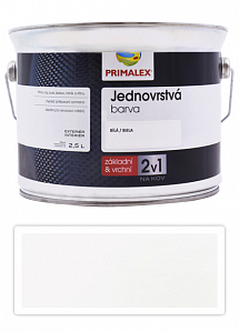 PRIMALEX 2v1 - syntetická antikorózna farba na kov 2.5 l Biela