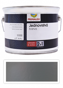 PRIMALEX 2v1 - syntetická antikorózna farba na kov 2.5 l Sivá