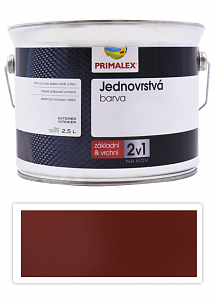PRIMALEX 2v1 - syntetická antikorózna farba na kov 2.5 l Červenohnedá
