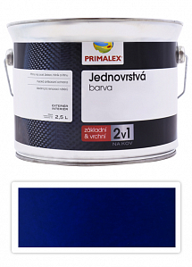 PRIMALEX 2v1 - syntetická antikorózna farba na kov 2.5 l Modrá