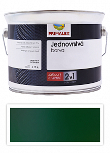 PRIMALEX 2v1 - syntetická antikorózna farba na kov 2.5 l Zelená