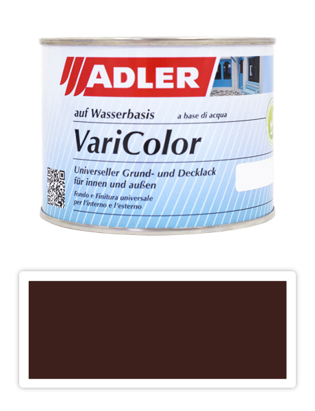 ADLER Varicolor - vodou riediteľná krycia farba univerzál 0.375 l Mahagonibraun / Mahagónová hnedá RAL 8016