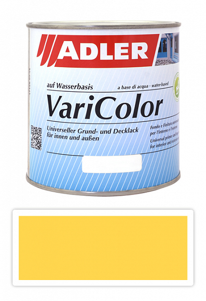 ADLER Varicolor - vodou riediteľná krycia farba univerzál 0.75 l Zinkgelb / Zinkovo žltá RAL 1018