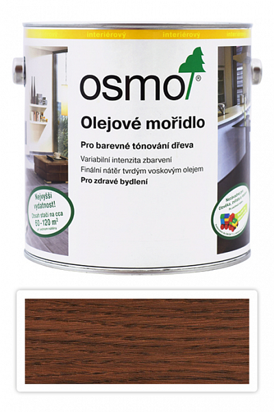 OSMO Olejové moridlo 2.5 l Cognac 3543