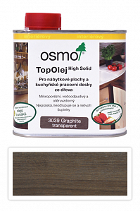 OSMO Top olej na nábytok a kuchynské dosky 0.5 l Graphit 3039