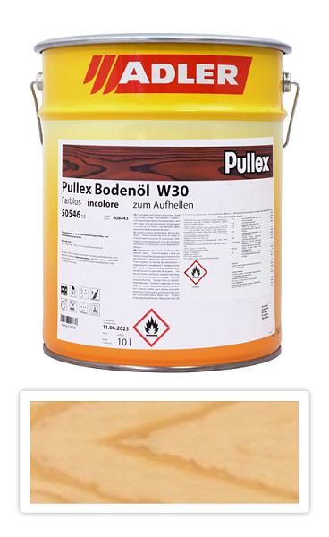 ADLER Pullex Bodenöl - terasový olej 10 l Bezfarebný 50546