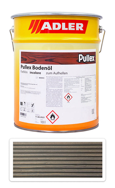 ADLER Pullex Bodenöl - terasový olej 10 l Sivá