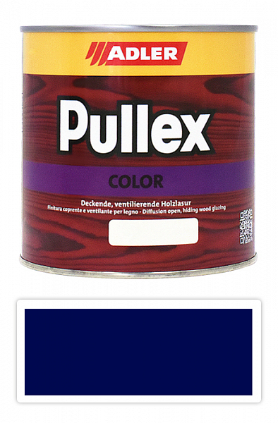 ADLER Pullex Color - krycia farba na drevo 0.75 l Nachtblau / Nočná modrá RAL 5022