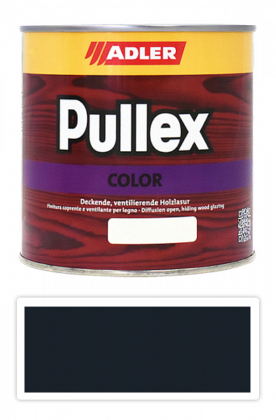 ADLER Pullex Color - krycia farba na drevo 0.75 l Schwarzgrau / Čiernosivá RAL 7021